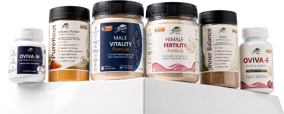 Jinan Herbs herbal fertility supplement bottles for couples